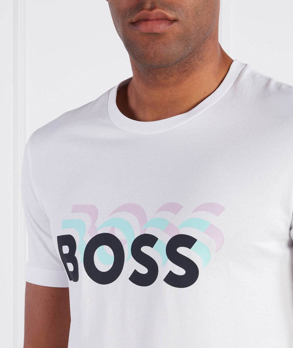Футболка Tessler 187 BOSS BLACK - белый(50489581)