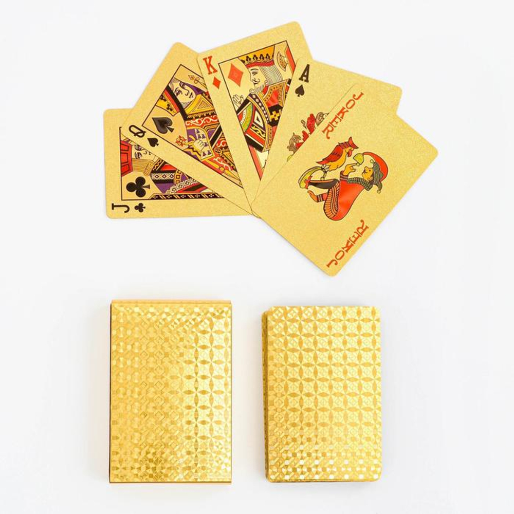 Карты игральные пластиковые «Абстракция», колода 54 шт., 9×6 см