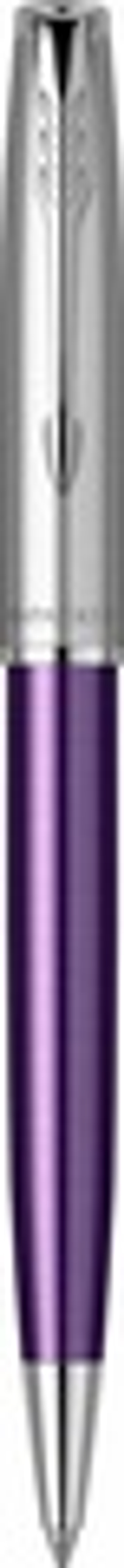 Шариковая ручка Parker Sonnet Essentials Violet SB Steel CT, цвет чернил black, стержень: M, в подарочной упаковке.
