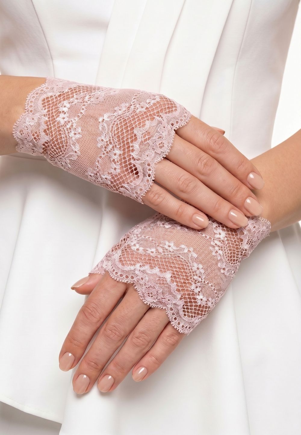 Митенки женские 0611-01 розовый
