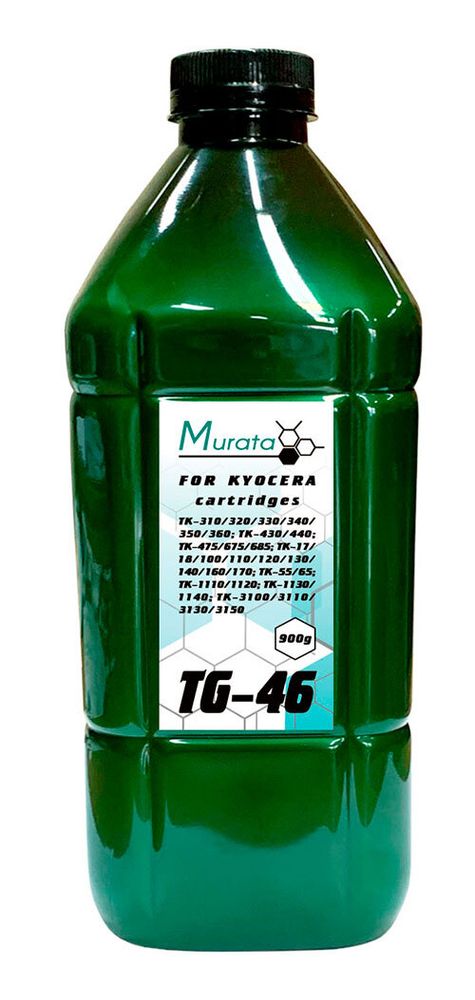Тонер MURATA тип TG-46 для KYOCERA Универсальный (900гр) Green Line Тонер MURATA тип TG-46 для KYOCERA Универсальный (900гр) Green Line