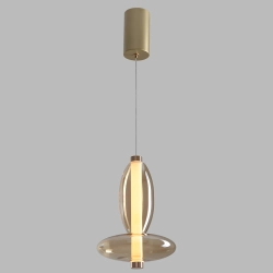 Светильник подвесной Crystal Lux QUASAR SP7W LED AMBER