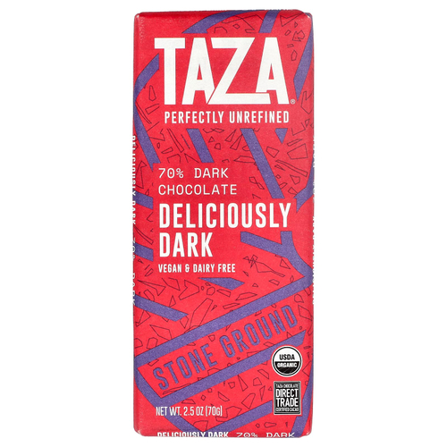 Taza Chocolate, Deliciously Dark, 70% Dark Chocolate, 2.5 oz (70 g)