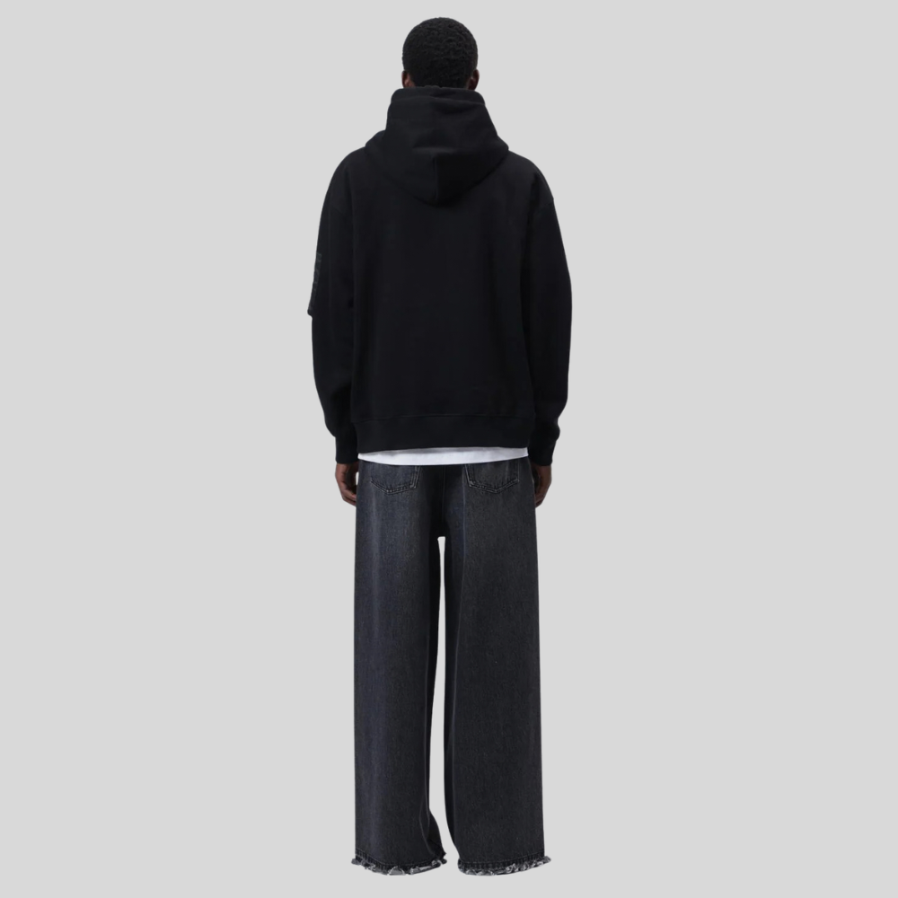 Толстовка Alpha Industries Utility Pocket Full Zip Relaxed Fit Black (Черная)