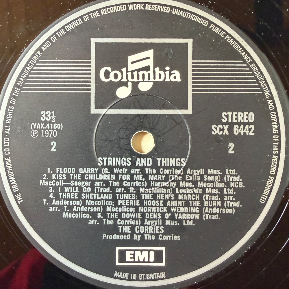The Corries – Strings And Things (Англия 1970г.)