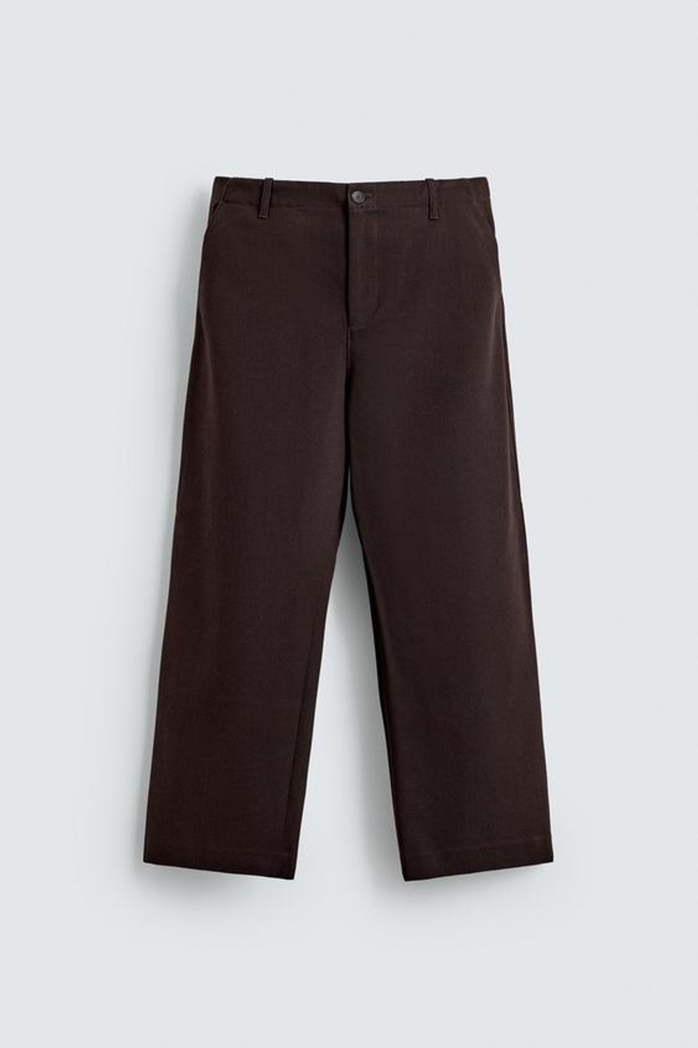 ZARA БРЮКИ BALLOON FIT ИЗ РЕЛЬЕФНОЙ ТКАНИ, ГРАНАТОВЫЙ