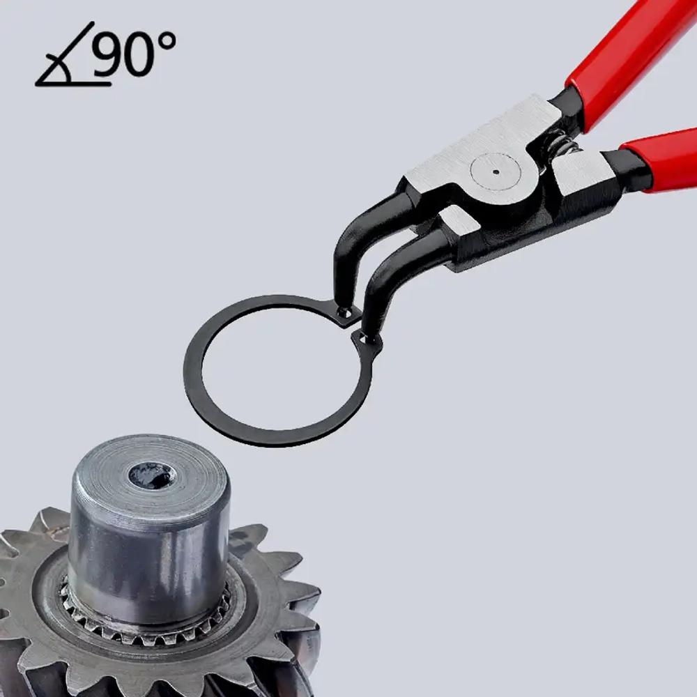 Щипцы для стопорных колец черненые 170 мм Knipex 46 21 A21 SB