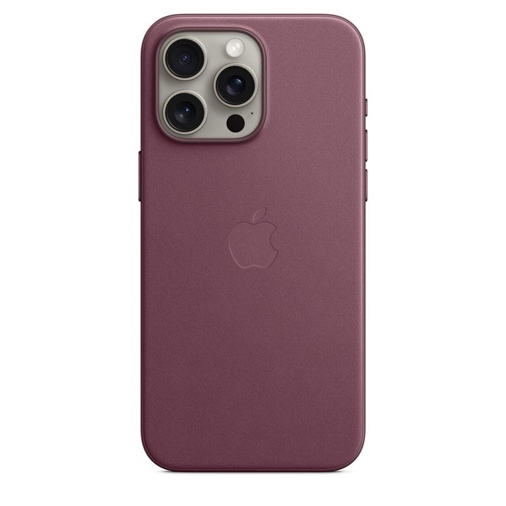 Защитный чехол Apple FineWoven Case with MagSafe iPhone 15 Pro Max Mulberry (Розовый)