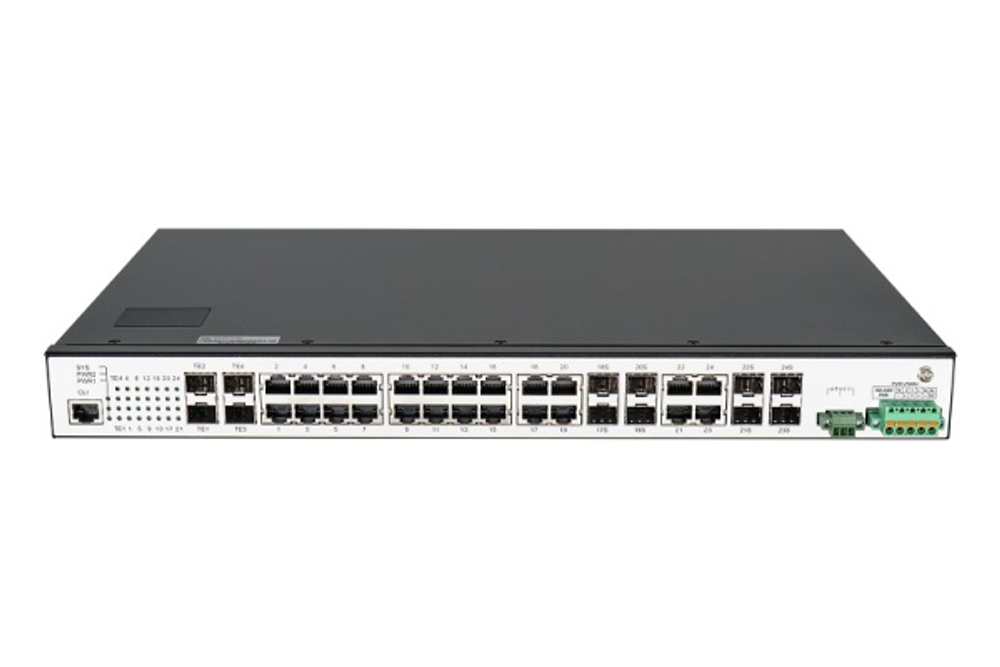 Коммутатор управляемый BDCom IES2000-5024T8C4X