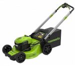 Аккумуляторная самоходная газонокосилка Greenworks GD40LM48SPK5, 2517407UG.40v, 48 см, АКБ 5 А·ч и ЗУ