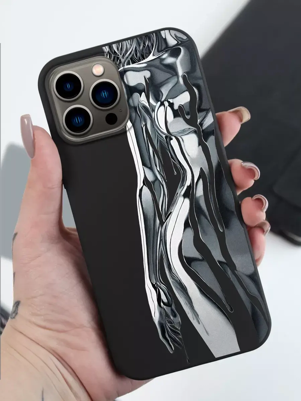 Чехол на iPhone 14 Pro Max с 3D принтом