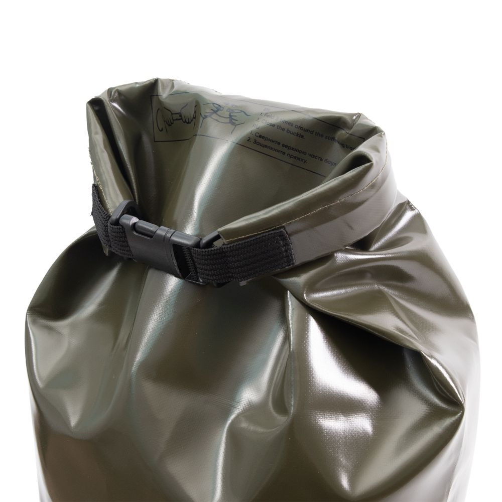 Гермомешок "СЛЕДОПЫТ - Dry Bag",с лямками, 60 л,ПВХ, цв. хаки/25/