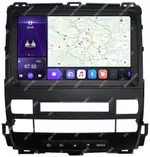 Магнитола для Toyota Land Cruiser Prado 120, Lexus GX470 (экран климата внизу, рамка 9") - Kuberg SF-9696-1 QLed+2K, Android 12, Быстрая, CarPlay, 4G SIM-слот
