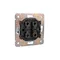 Выключатель для жалюзи KRANZ Miele Round Шелк KR-78-0711-7