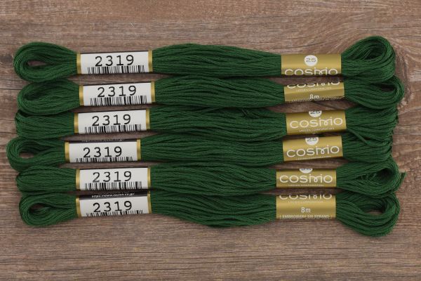 Мулине Lecien Cosmo, цв. 2319 / 6 мот. по 8 метров, в 6 сложений