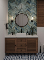 Smile Tile Jazz Ocean Blue 7.5x22.5