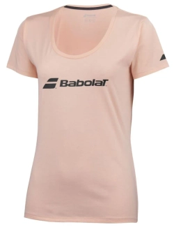Женская теннисная футболка Babolat Exercise Tee Women - tropical peach
