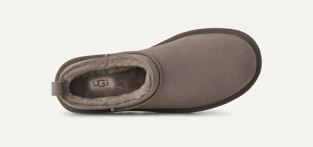 UGG Угги Classic Micro Botas, серо-коричневый