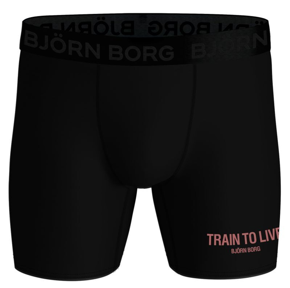 Мужские спортивные боксеры Björn Borg Performance Boxer 2P - черный