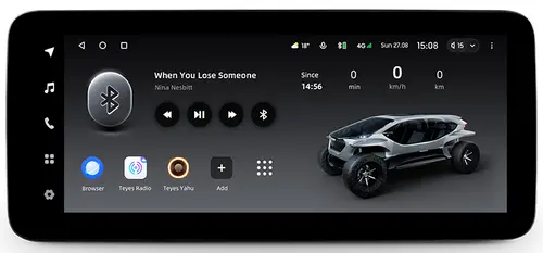 Магнитола для Mercedes-Benz GLA (X156) 2016-2019 NTG 5.0/5.1 - Teyes LUX ONE монитор 12.3", Android 10, Быстрая, CarPlay, 4G SIM-слот