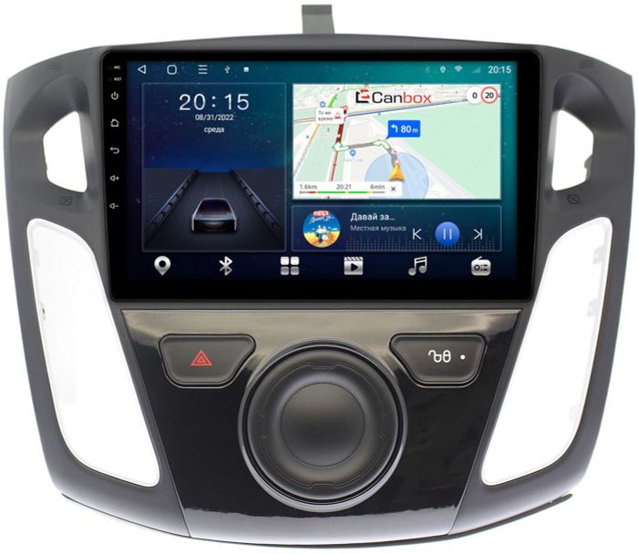 Магнитола для Ford Focus 3 2011-2019 (поддержка автопарковки) - CanBox 9065 Android 10, SIM-слот