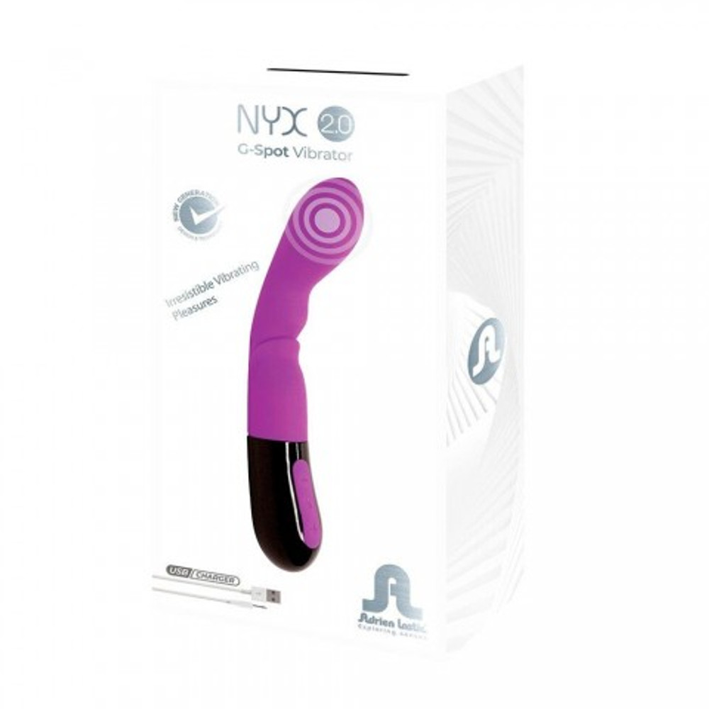 Вибратор Adrien Lastic Nyx 2.0 для точки G (20,7×3,6 см)
