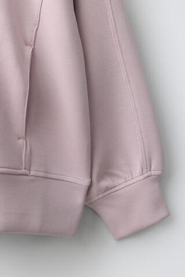 ZARA СПОРТИВНАЯ ТОЛСТОВКА ИЗ МОДАЛА, РОЗОВЫЙ