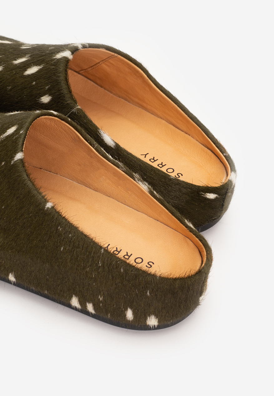 mule pony bambi khaki