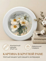 Картина на стену интерьерная на холсте 27 см