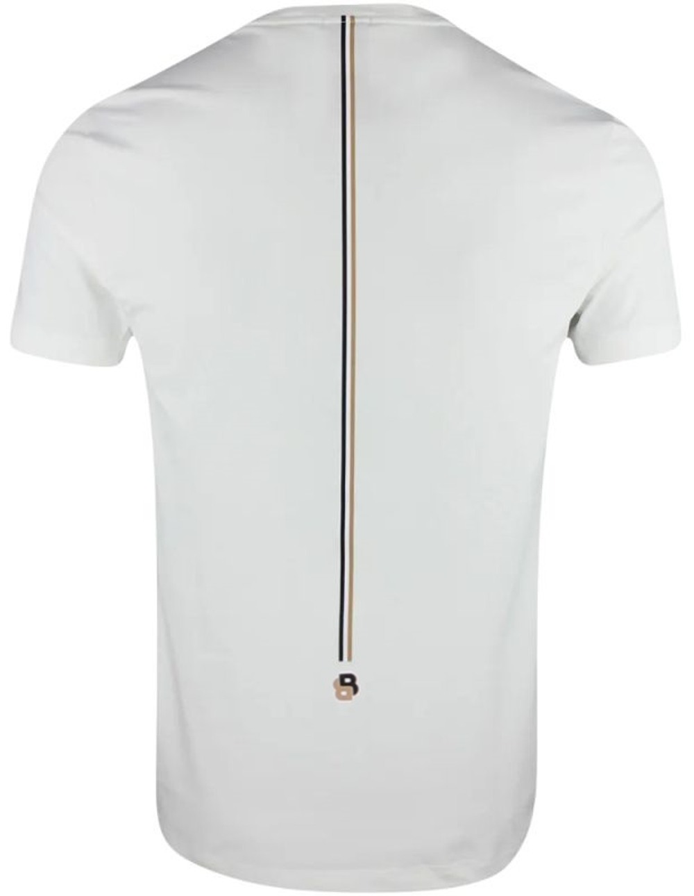 Мужская теннисная футболка BOSS Tee TOC — white