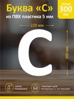 Буквы из пластика на стену