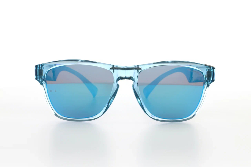 Спортивные очки HILX Unfold Shiny Crystal Green / Blue Polarized Lens