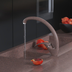 Смеситель для кухни 35к MIXLINE  МЛ-ГС02 (ML-GS02) (307) терракотовый высок. излив