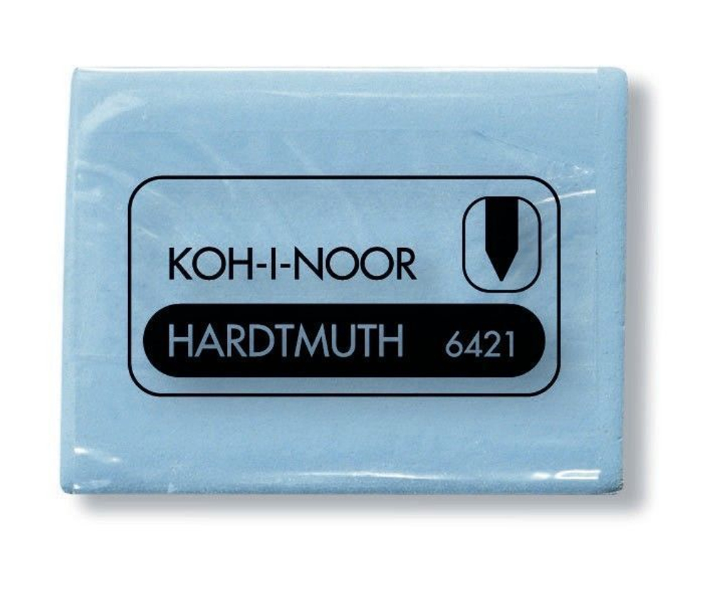 KOH-I-NOOR 6421 Ластик-клячка пластичный для графита и угля в полиэтиленовой упаковке, мягкий, 18шт