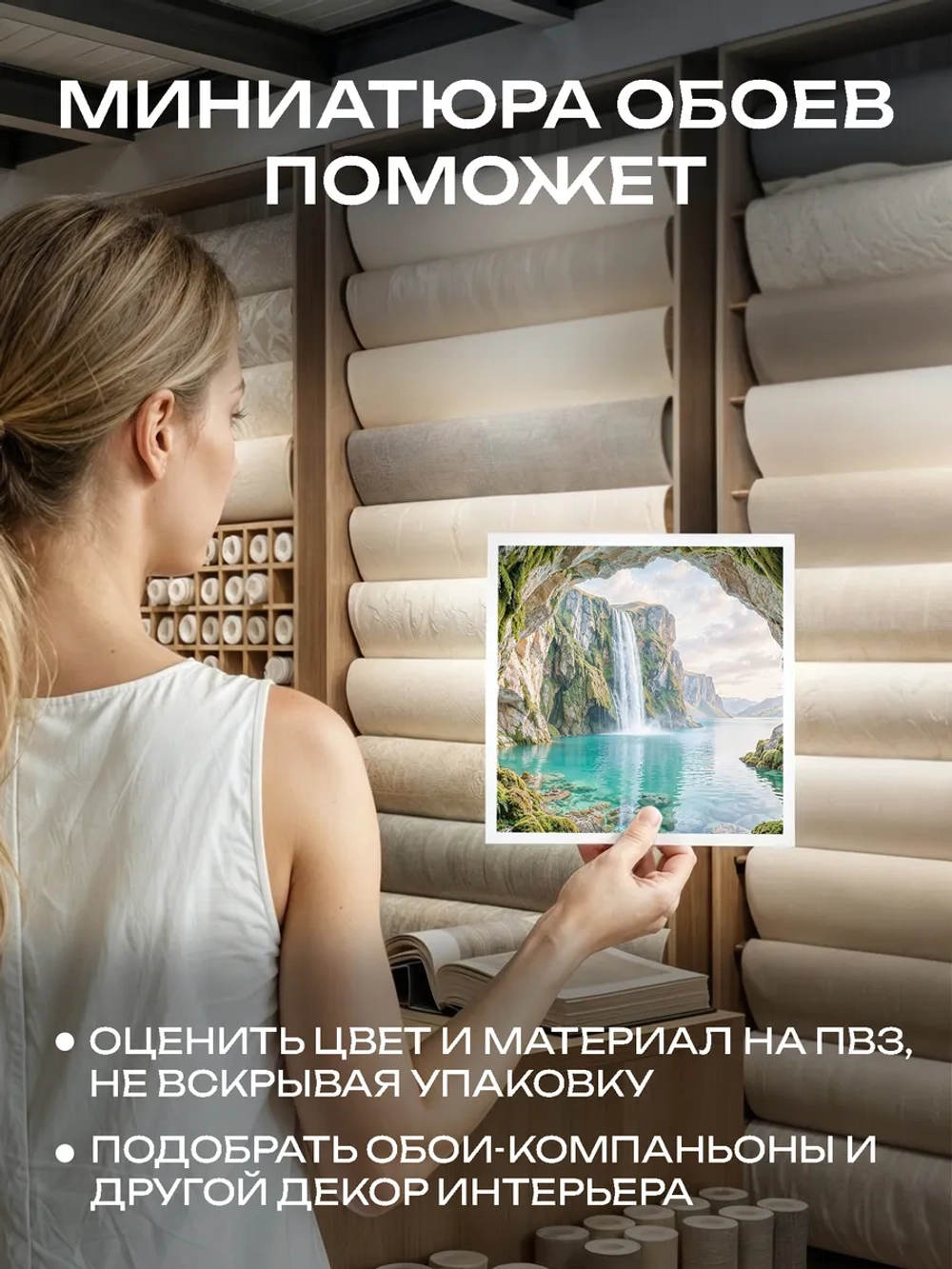 Фотообои 3d в спальню и для зала природа