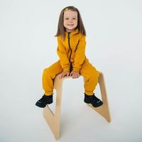 Комбинезон с клапаном и капюшоном "Мёд" утепленный