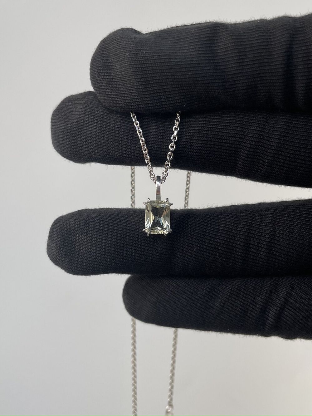 Подвеска Кристал Классик с празиолитом / Crystal Classic