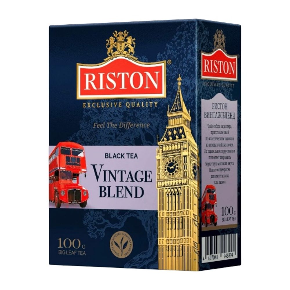 Ч/Чай Riston БигБен Винтаж Бленд лист.100г.*10шт/ящ