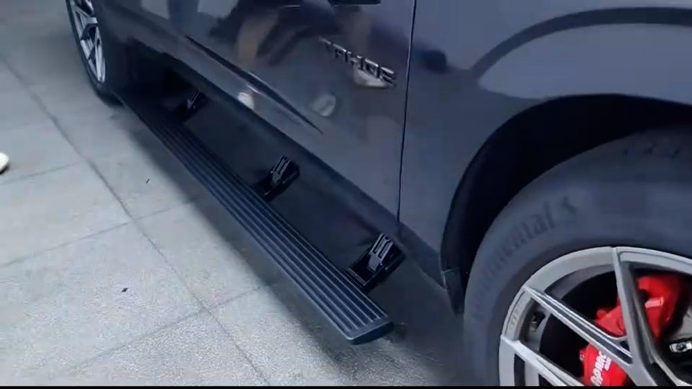Электрические боковые пороги для Chevrolet Tahoe 2021 - 2026+ подножки автоматические стальные порги