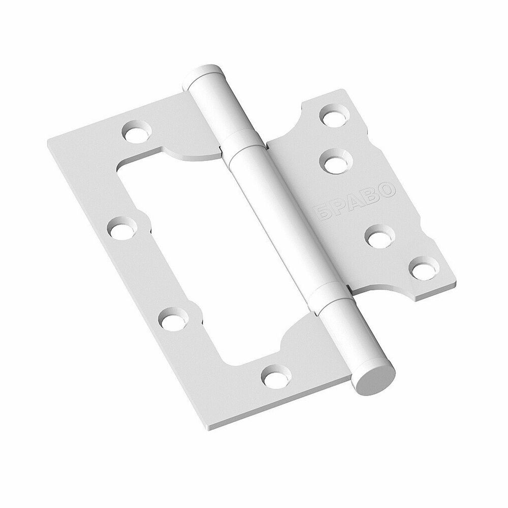 Петля дверная Bravo F-4-2BB 100*75*2,5 W Белый Петля дверная Bravo F-4-2BB 100*75*2,5 W Белый