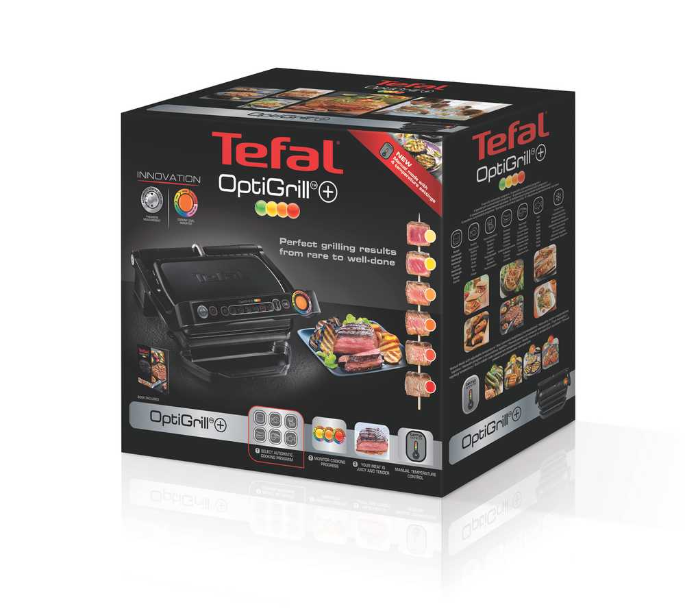 Умный электрогриль Tefal Optigrill+ GC712834
