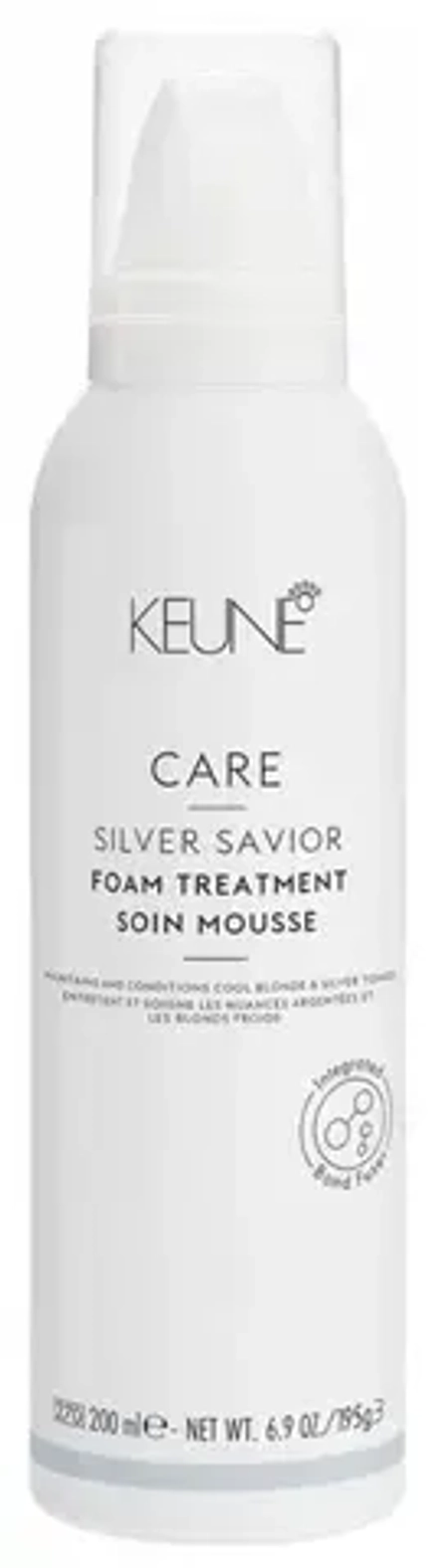 Keune Пенка-уход Сильвер, CARE Silver Savior Foam, 200 мл