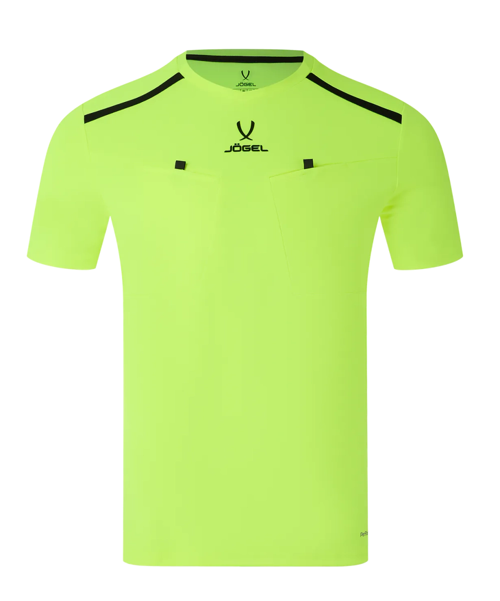 Футболка судейская DIVISION PerFormDRY Referee Tee, желтый неон
