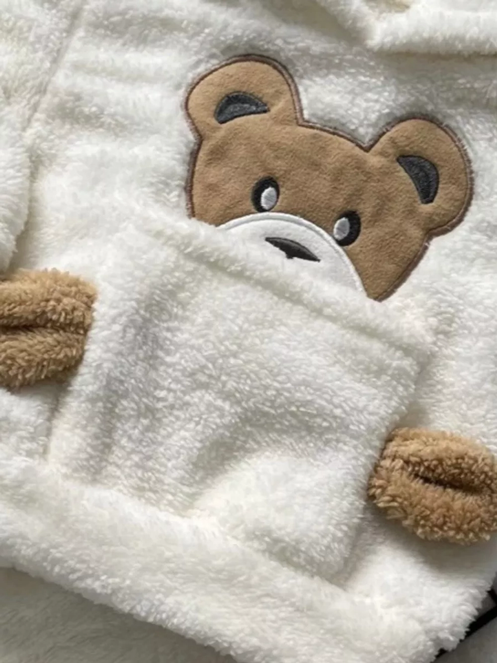 Костюм детский теплый с начесом махровый с капюшоном