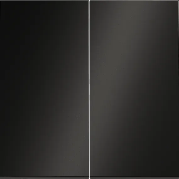 Клавиши для выключателя/переключателя двухклавишного Voltum S70 Metal Антрацит VLSM000312