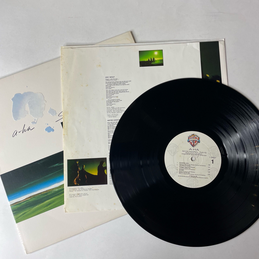 Винтажная виниловая пластинка LP A Ha Scoundrel Days (США 1986)
