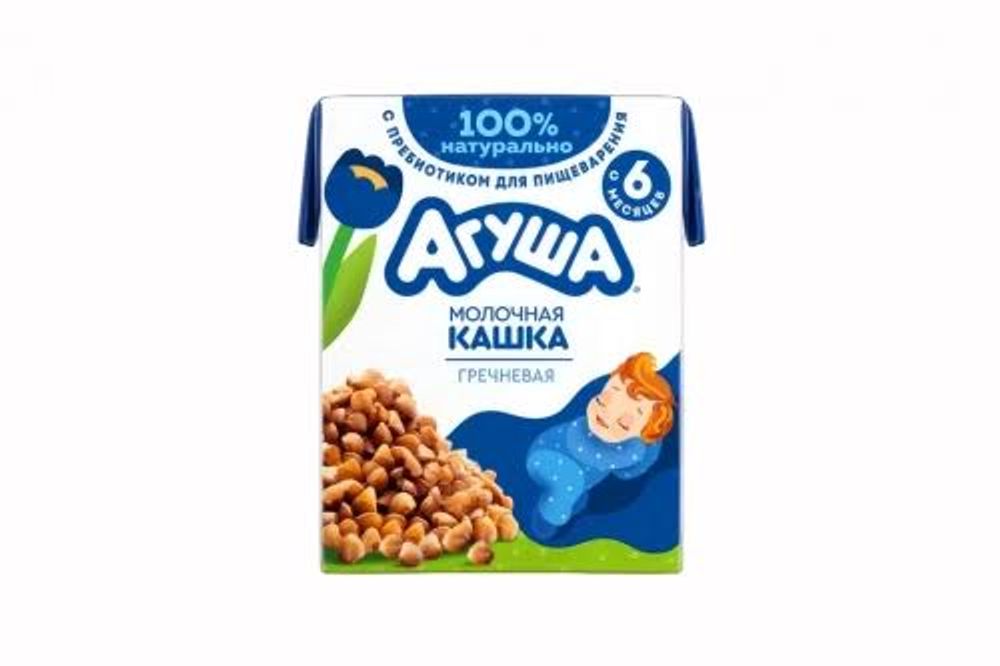 Каша Агуша Засыпай-ка молоч гречневая 2,5% 200г