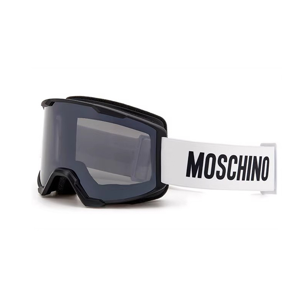 MOSCHINO One Size Anti glare Snap Buckle Unisex Ski Goggles