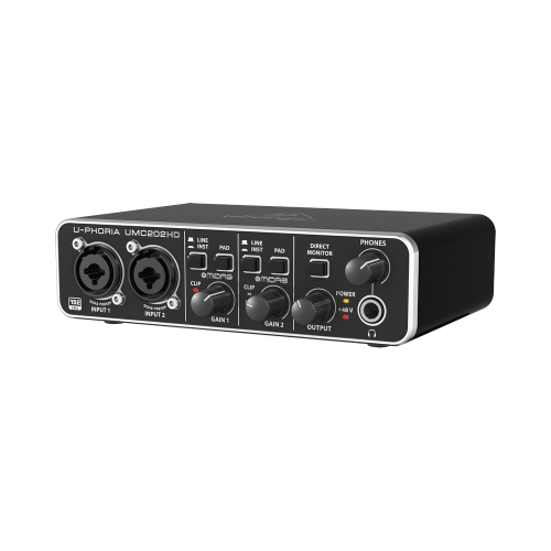 BEHRINGER UMC202HD - аудиоинтерфейс USB, 2входа, 2 выхода