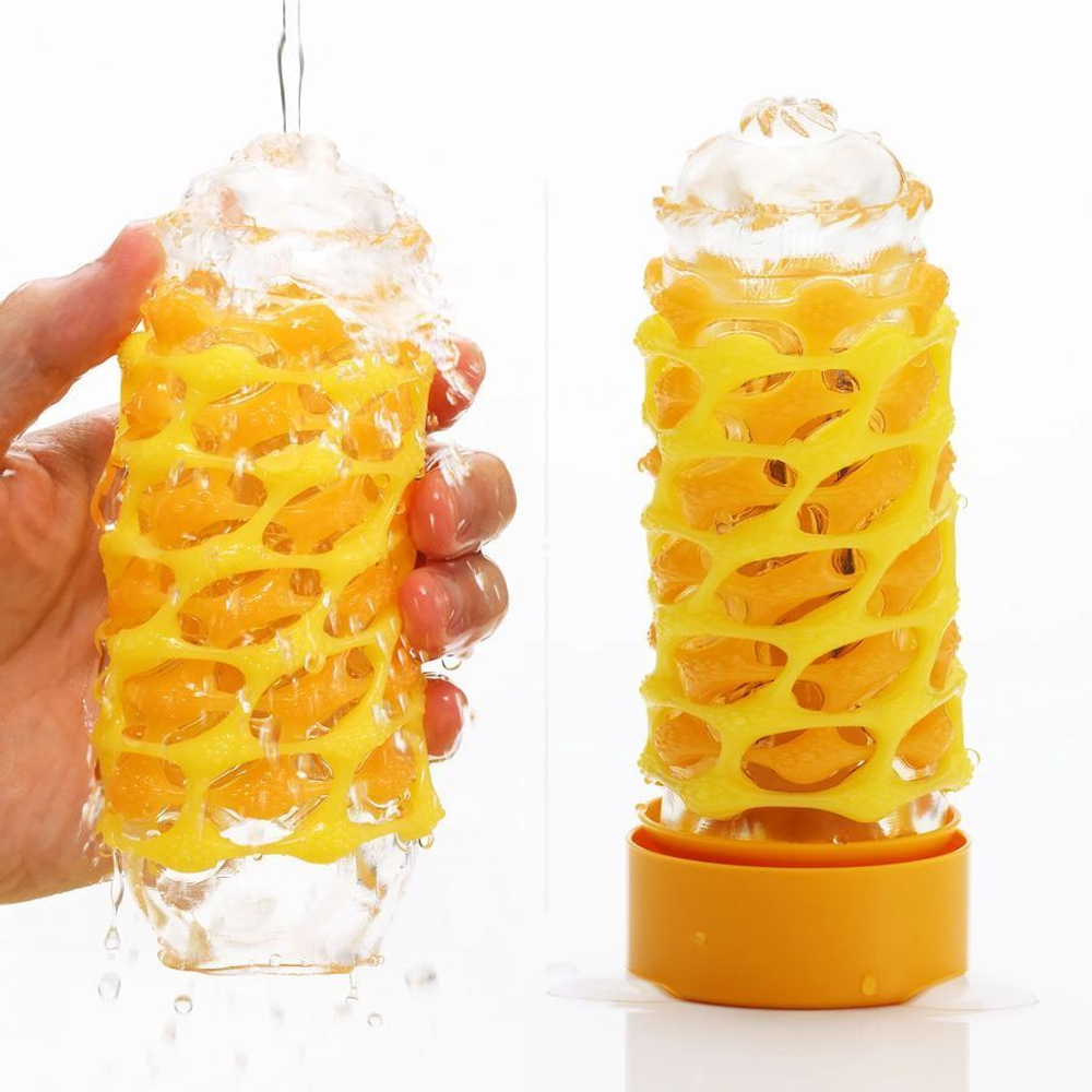 Мастурбатор Tenga Arte Weave (Цвет: оранжевый)